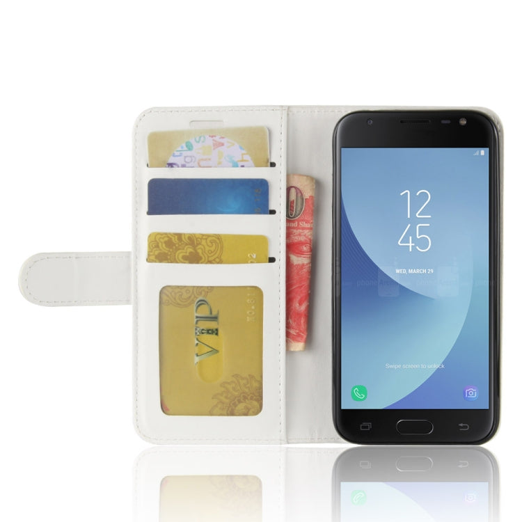 PU + TPU Crazy Horse Texture Horizontal Flip Leather Case for Galaxy J2 Pro (2018), with Wallet & Holder & Card Slots
