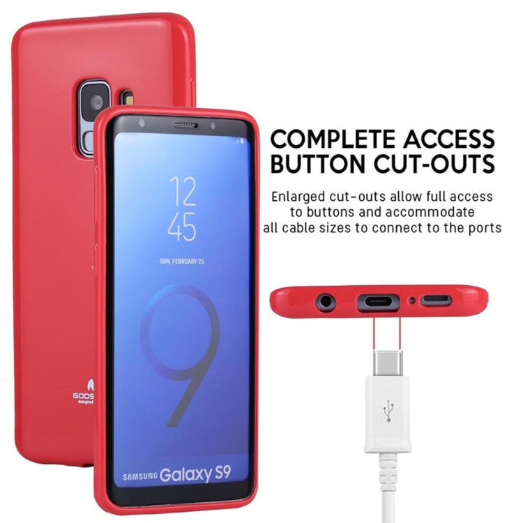 GOOSPERY PEARL JELLY Series for Galaxy S9 TPU Full Coverage Protective Back Cover Case