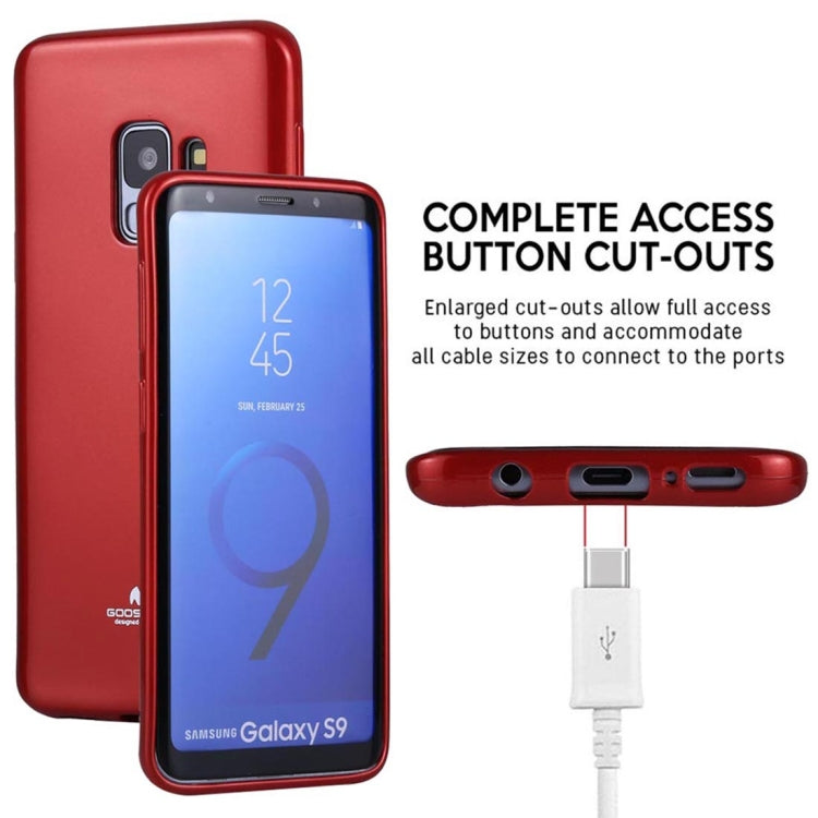 GOOSPERY PEARL JELLY Series for Galaxy S9 TPU Full Coverage Protective Back Cover Case