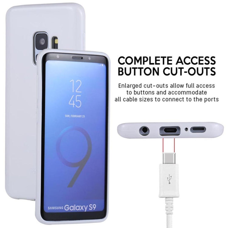 GOOSPERY PEARL JELLY Series for Galaxy S9 TPU Full Coverage Protective Back Cover Case