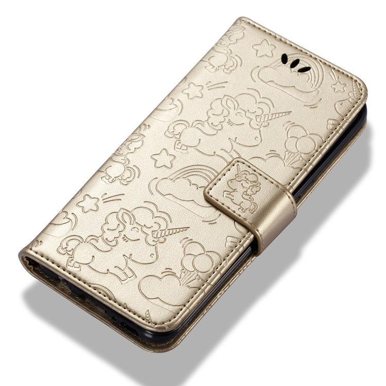For Galaxy S8 Pressed Horse Cloud Print Horizontal Flip Leather Case with Holder & Card Slots & Wallet & Lanyard