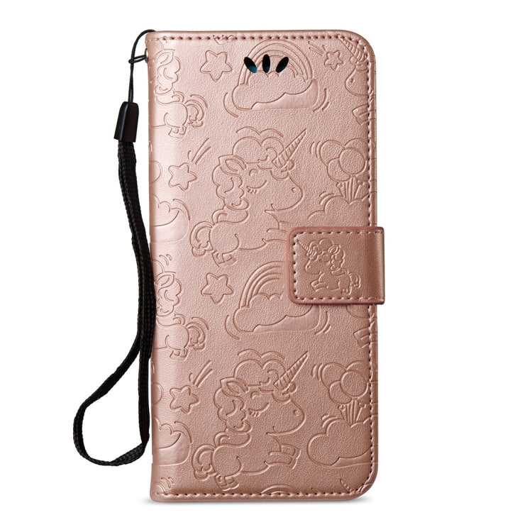 For Galaxy S8 Pressed Horse Cloud Print Horizontal Flip Leather Case with Holder & Card Slots & Wallet & Lanyard