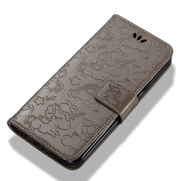For Galaxy S8 Pressed Horse Cloud Print Horizontal Flip Leather Case with Holder & Card Slots & Wallet & Lanyard