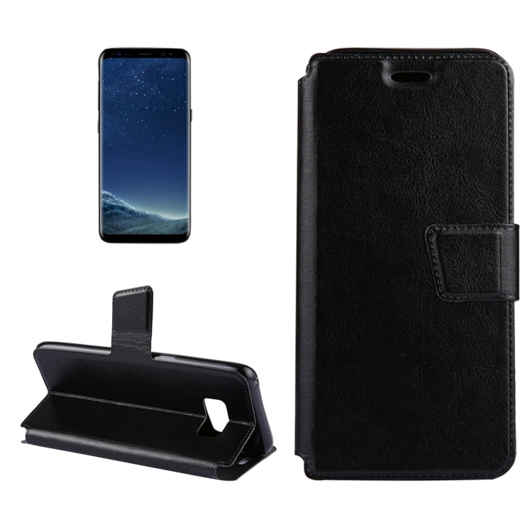 For Galaxy S8 + / G9550 Retro Crazy Horse Texture Horizontal Flip Leather Case with Holder & Card Slots