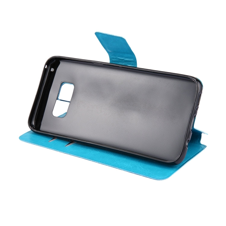 For Galaxy S8 + / G9550 Retro Crazy Horse Texture Horizontal Flip Leather Case with Holder & Card Slots