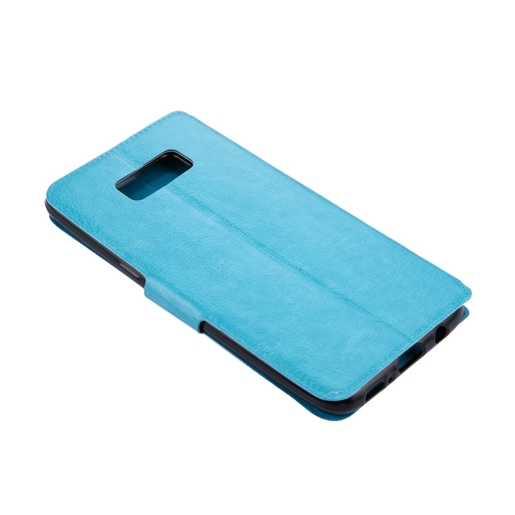 For Galaxy S8 + / G9550 Retro Crazy Horse Texture Horizontal Flip Leather Case with Holder & Card Slots