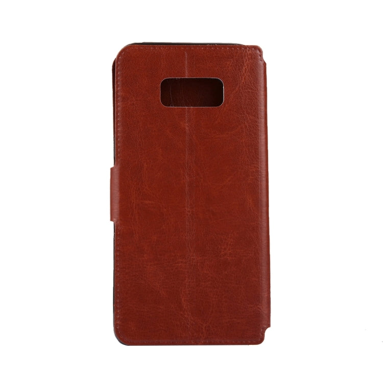 For Galaxy S8 + / G9550 Retro Crazy Horse Texture Horizontal Flip Leather Case with Holder & Card Slots