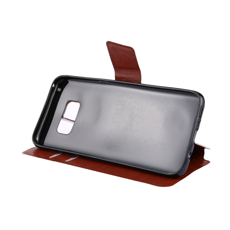 For Galaxy S8 + / G9550 Retro Crazy Horse Texture Horizontal Flip Leather Case with Holder & Card Slots