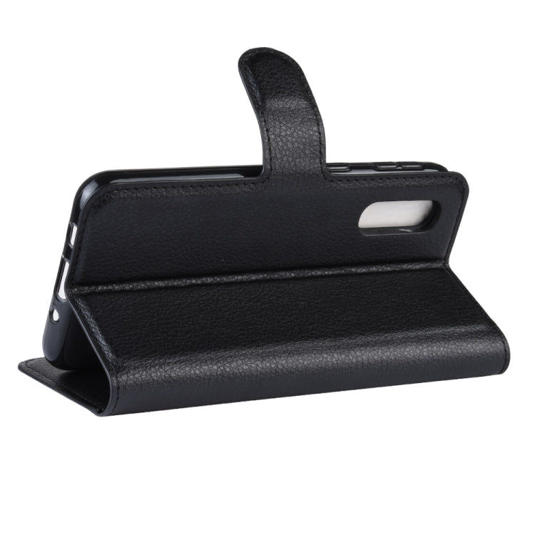 Litchi Texture Horizontal Flip Leather Case for Galaxy A2 Core, with Wallet & Holder & Card Slots