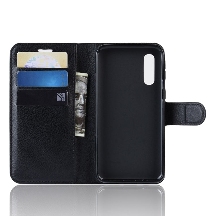 Litchi Texture Horizontal Flip Leather Case for Galaxy A2 Core, with Wallet & Holder & Card Slots