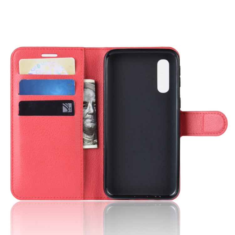Litchi Texture Horizontal Flip Leather Case for Galaxy A2 Core, with Wallet & Holder & Card Slots