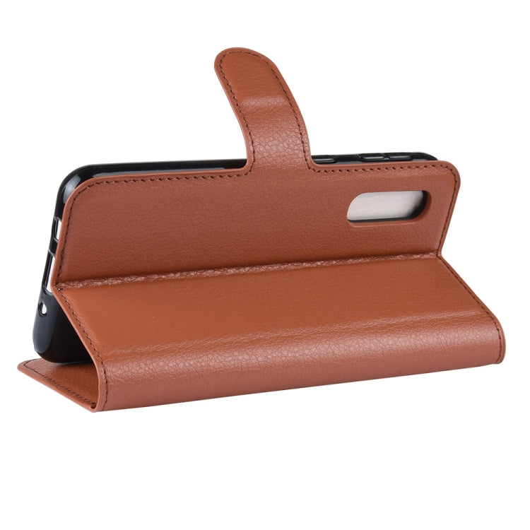 Litchi Texture Horizontal Flip Leather Case for Galaxy A2 Core, with Wallet & Holder & Card Slots