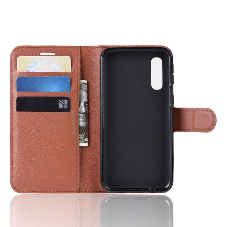 Litchi Texture Horizontal Flip Leather Case for Galaxy A2 Core, with Wallet & Holder & Card Slots