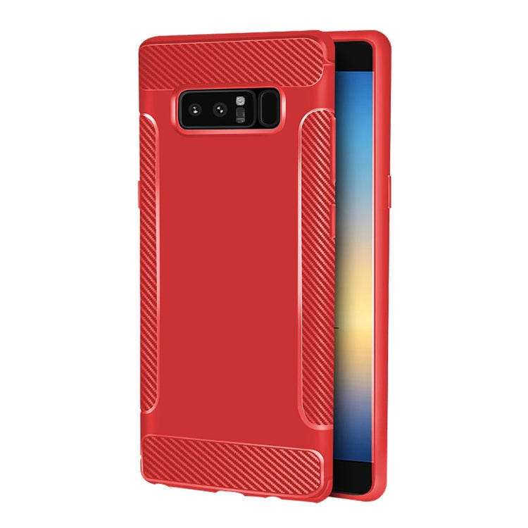 Carbon Fiber Anti-slip TPU Protective Case for Galaxy Note 8