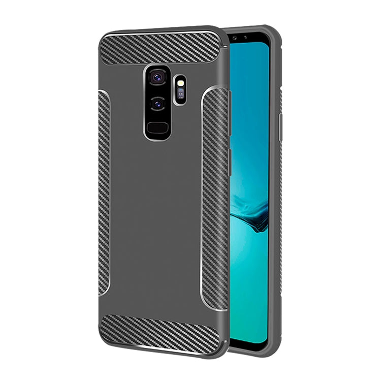 Carbon Fiber Anti-slip TPU Protective Case for Galaxy S9