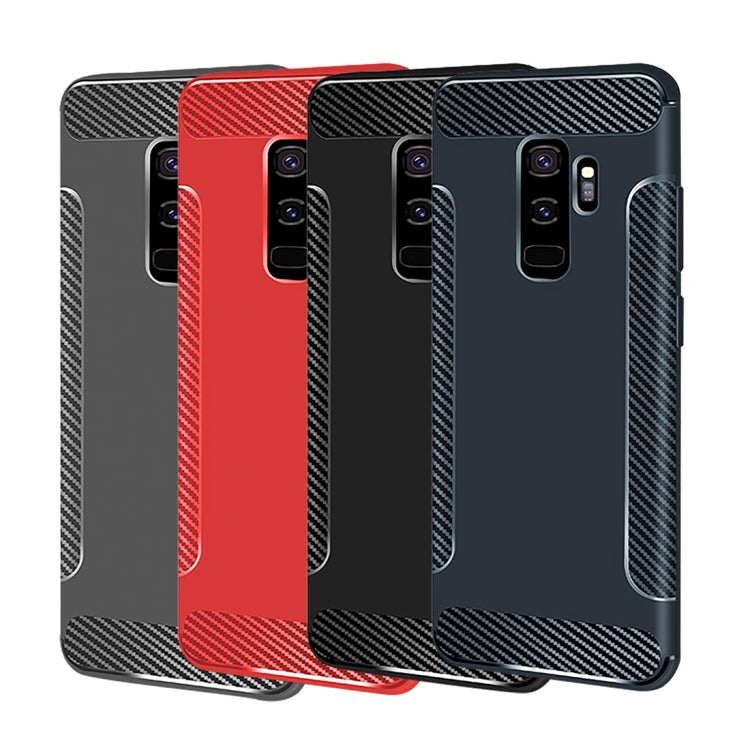 Carbon Fiber Anti-slip TPU Protective Case for Galaxy S9