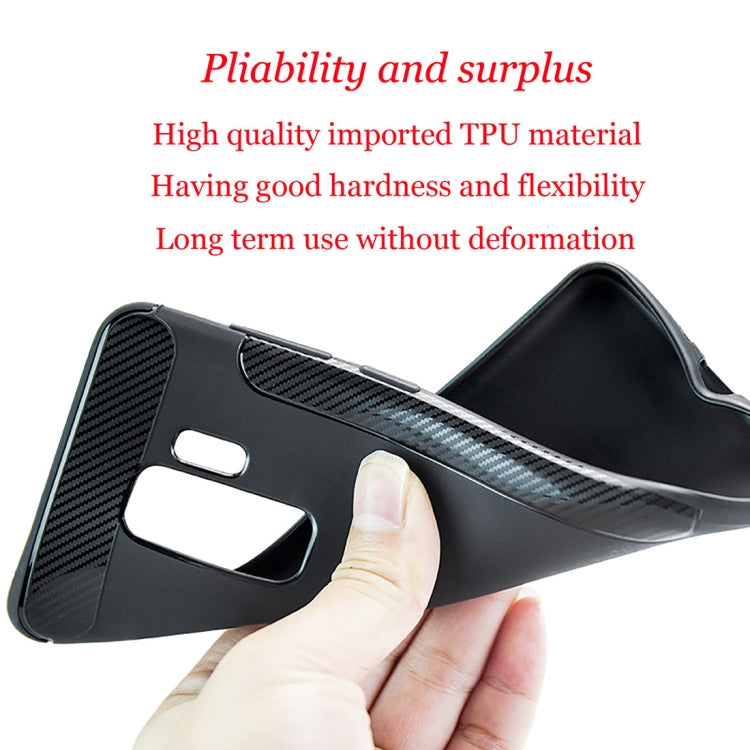 Carbon Fiber Anti-slip TPU Protective Case for Galaxy S9+