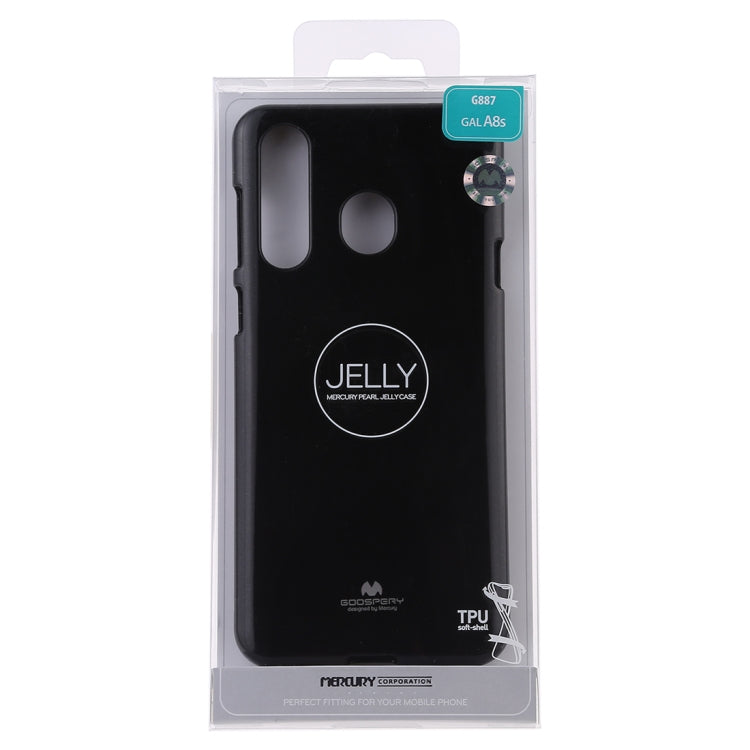 GOOSPERY PEARL JELLY TPU Anti-fall and Scratch Case for Galaxy A8s