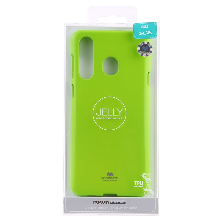 GOOSPERY PEARL JELLY TPU Anti-fall and Scratch Case for Galaxy A8s