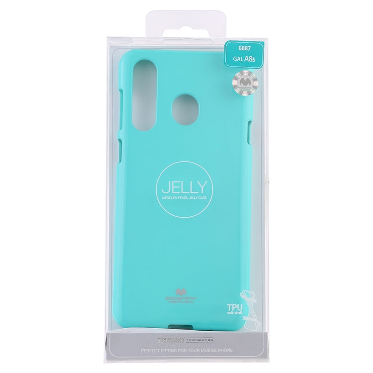 GOOSPERY PEARL JELLY TPU Anti-fall and Scratch Case for Galaxy A8s