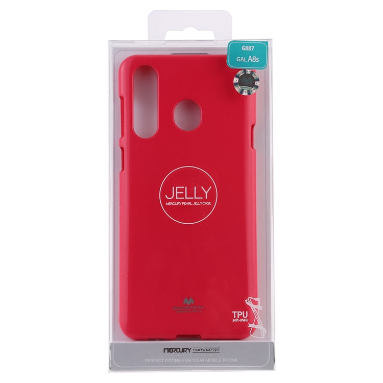 GOOSPERY PEARL JELLY TPU Anti-fall and Scratch Case for Galaxy A8s