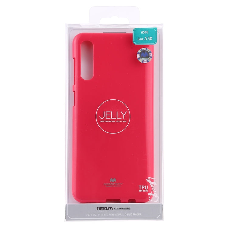 GOOSPERY PEARL JELLY TPU Anti-fall and Scratch Case for Galaxy A50