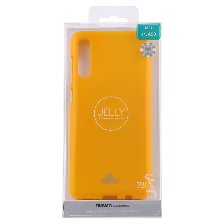 GOOSPERY PEARL JELLY TPU Anti-fall and Scratch Case for Galaxy A50