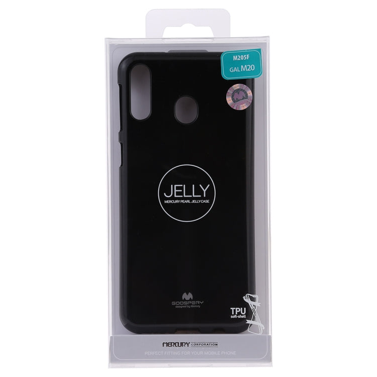 GOOSPERY PEARL JELLY TPU Anti-fall and Scratch Case for Galaxy M20