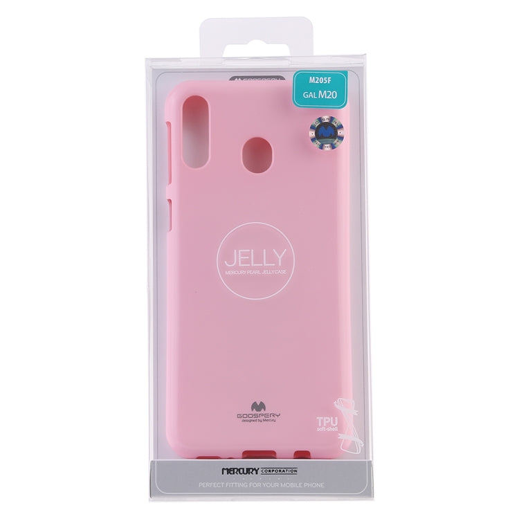 GOOSPERY PEARL JELLY TPU Anti-fall and Scratch Case for Galaxy M20