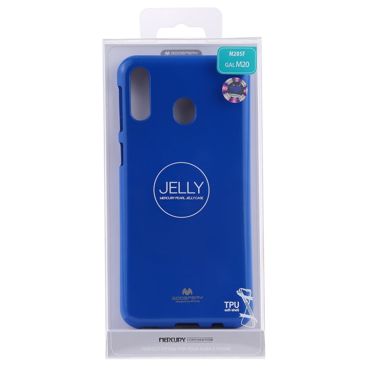 GOOSPERY PEARL JELLY TPU Anti-fall and Scratch Case for Galaxy M20