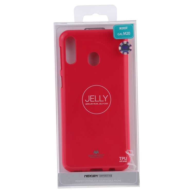 GOOSPERY PEARL JELLY TPU Anti-fall and Scratch Case for Galaxy M20