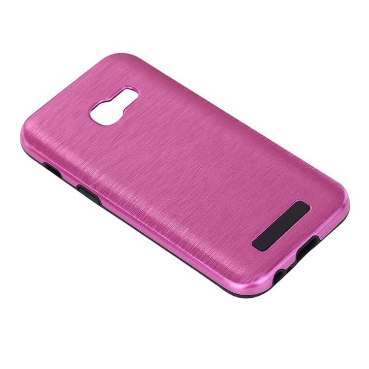 For Galaxy A3 (2017) Metal Brushed Texture Protective Back Case