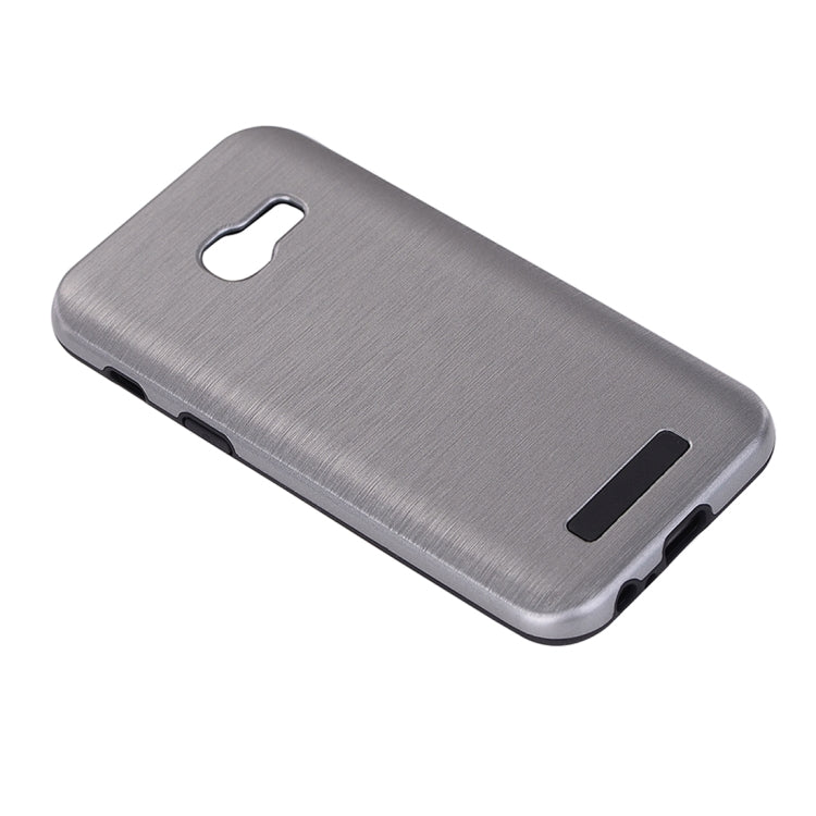 For Galaxy A5 (2017) Metal Brushed Texture Protective Back Case
