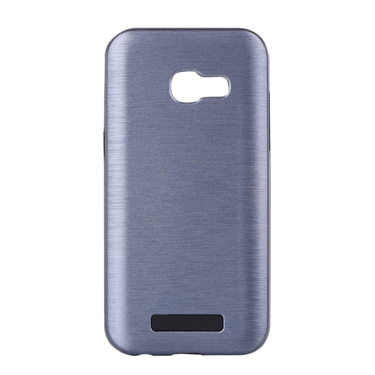 For Galaxy A5 (2017) Metal Brushed Texture Protective Back Case