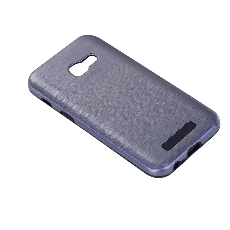 For Galaxy A5 (2017) Metal Brushed Texture Protective Back Case