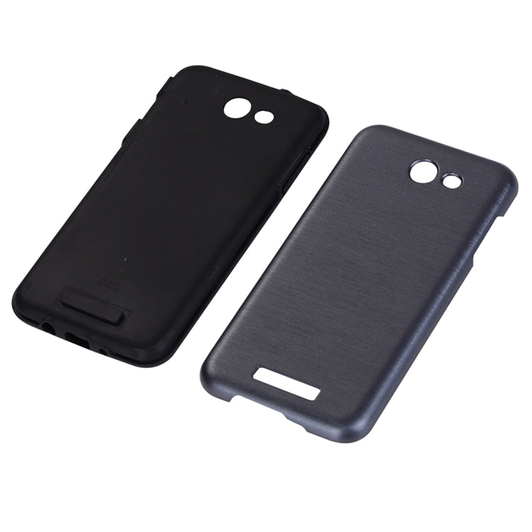 For Galaxy J7 (2017) (US Version) Metal Brushed Texture Protective Back Case