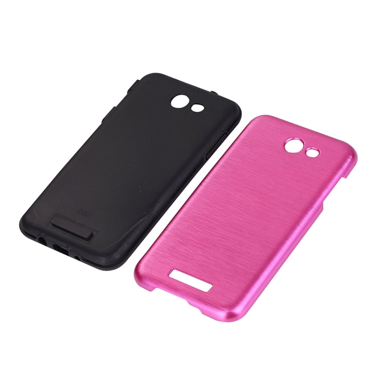 For Galaxy J7 (2017) (US Version) Metal Brushed Texture Protective Back Case