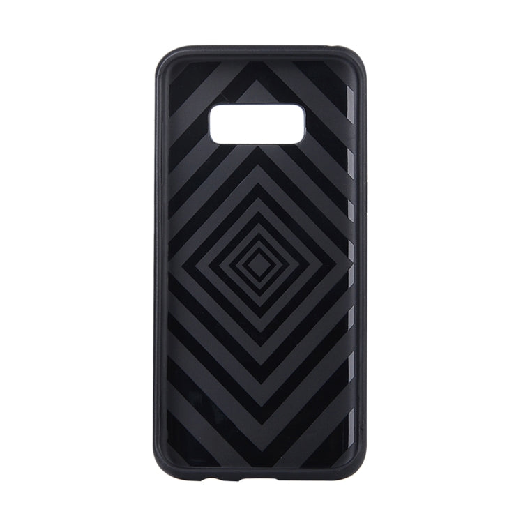 For Galaxy S8 Metal Brushed Texture Protective Back Case