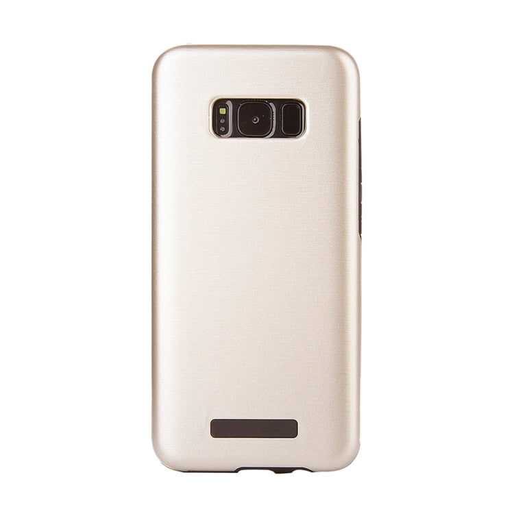 For Galaxy S8 Metal Brushed Texture Protective Back Case