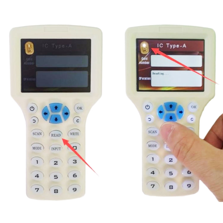 JAKCOM 08CD Handheld IC Card Reader Copy 125KHz IC Card for N2M & N2L Smart Nail