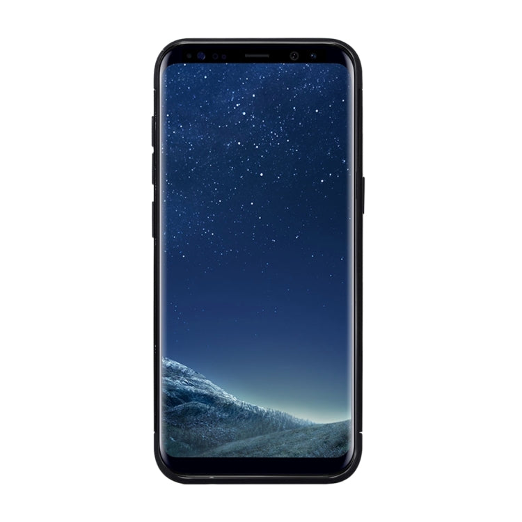 For Galaxy S8 Detachable Metal Brushed Texture Protective Back Case