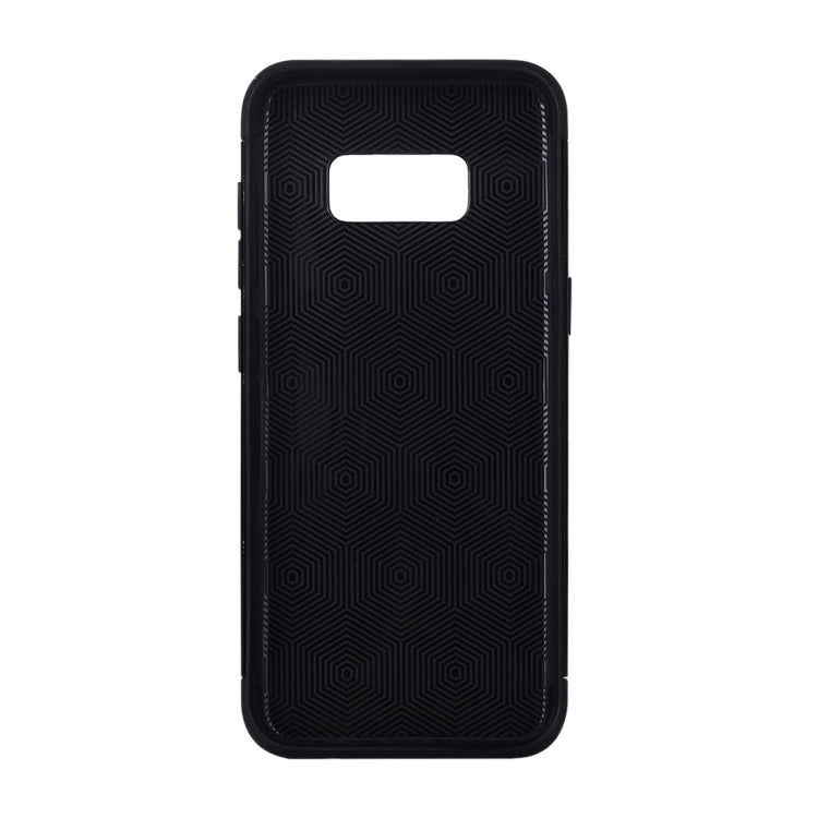 For Galaxy S8 Detachable Metal Brushed Texture Protective Back Case