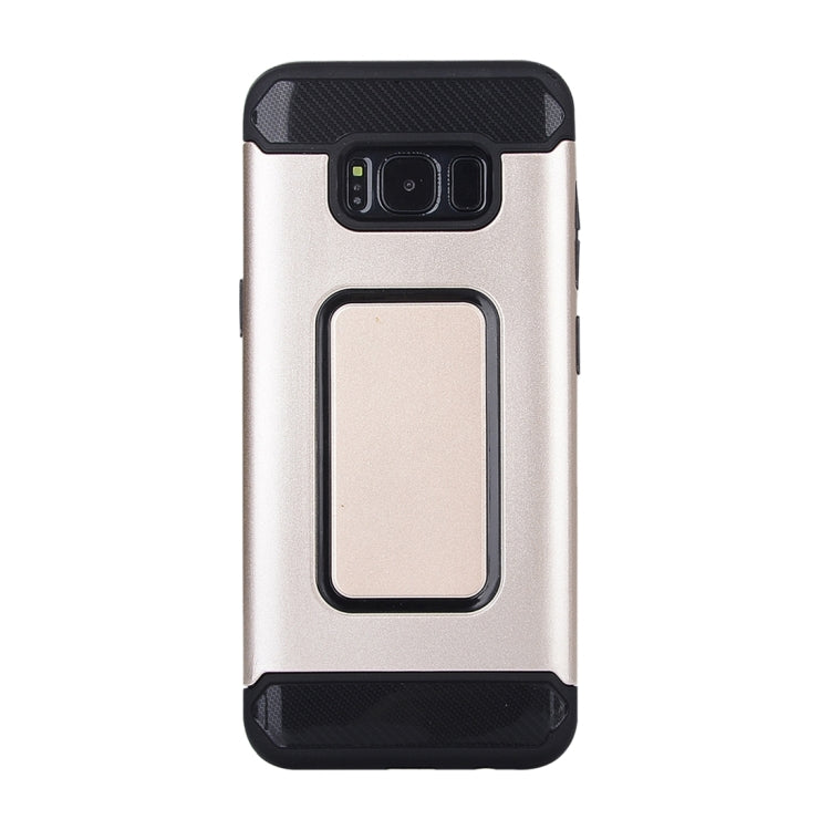 For Galaxy S8 Detachable Metal Brushed Texture Protective Back Case