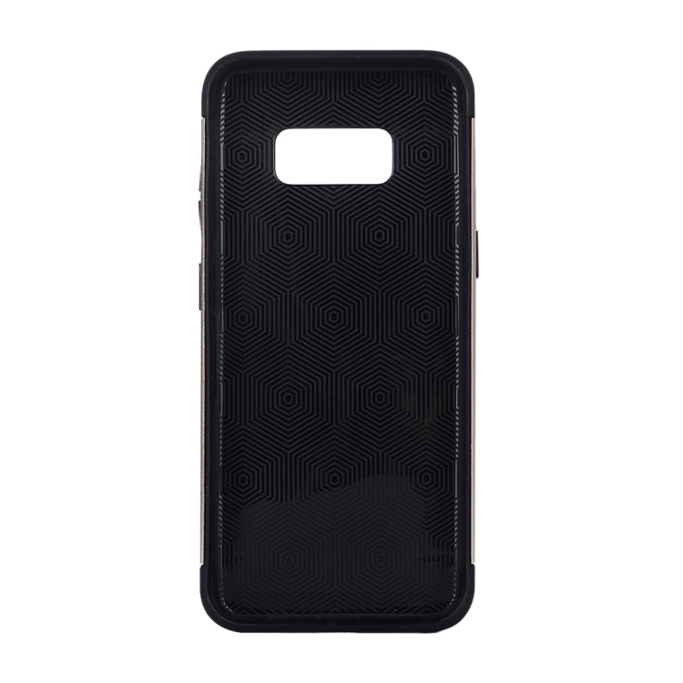 For Galaxy S8 Detachable Metal Brushed Texture Protective Back Case