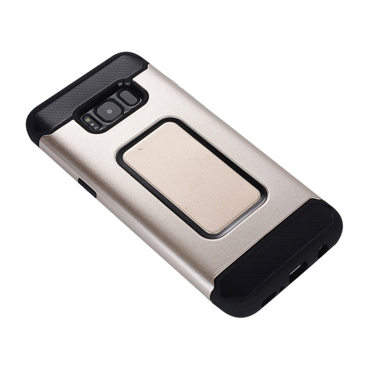 For Galaxy S8 Detachable Metal Brushed Texture Protective Back Case