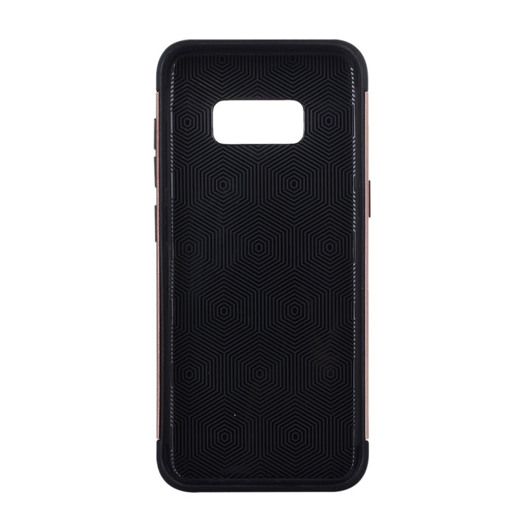 For Galaxy S8 Detachable Metal Brushed Texture Protective Back Case