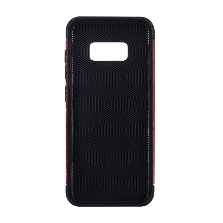 For Galaxy S8 Detachable Metal Brushed Texture Protective Back Case