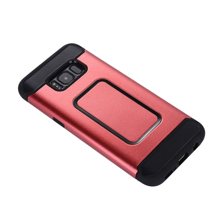 For Galaxy S8 Detachable Metal Brushed Texture Protective Back Case
