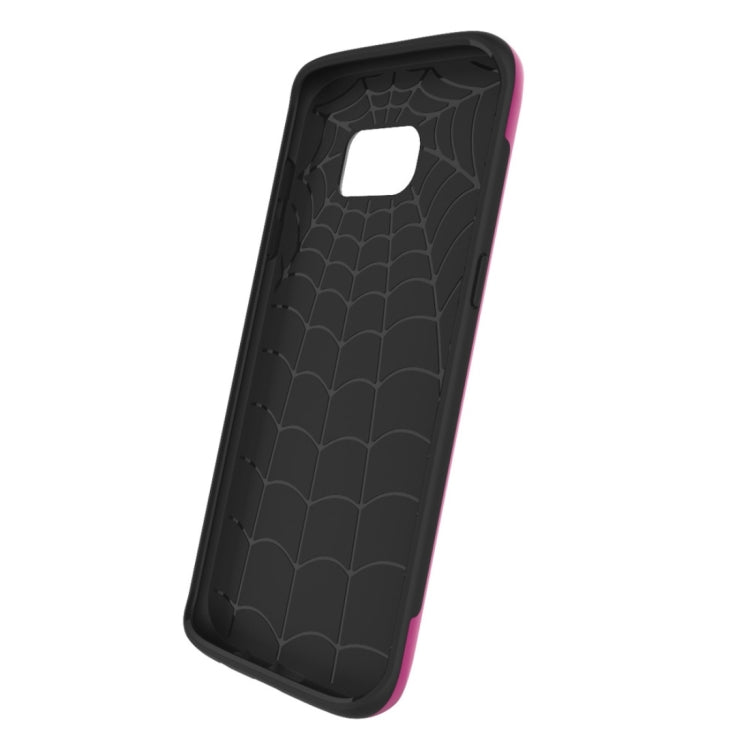 For Galaxy S6 Edge / G925 Simple Brushed Texture 2 in 1 PC + TPU Combination Protective Case