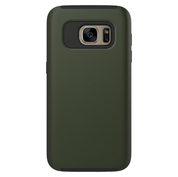 For Galaxy S6 / G920 Simple Brushed Texture 2 in 1 PC + TPU Combination Protective Case